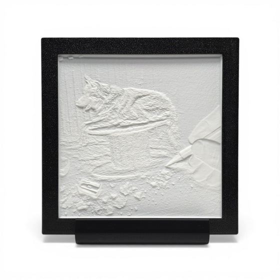 Light off - unilluminated lithophane