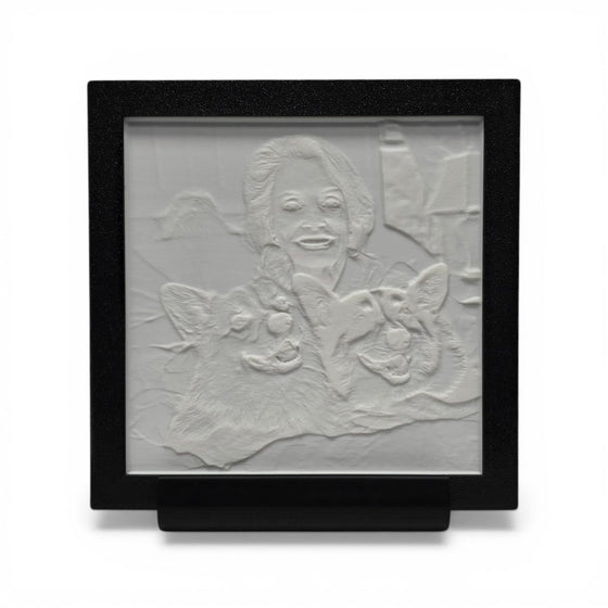 Light off - unilluminated lithophane