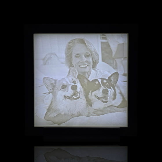 Light on - illuminated lithophane