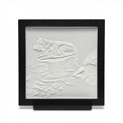 Light off - unilluminated lithophane